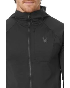 Spyder Gridweb Fleece Hoodie Jacket | Coats & Outerwear -Dynamic Shoes Store 71NhSAZoZOL. AC SR736920