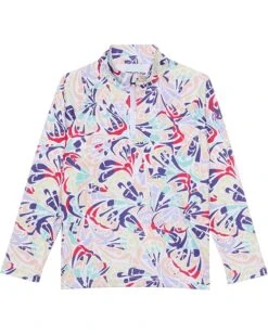 Spyder Kids Reflect 1/2 Zip Top (Toddler/Little Kids) | Shirts & Tops