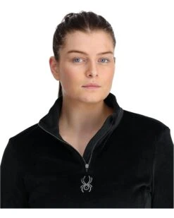 Spyder Shimmer Bug 1/2 Zip | Shirts & Tops -Dynamic Shoes Store 71zgg2KuTEL. AC SR736920